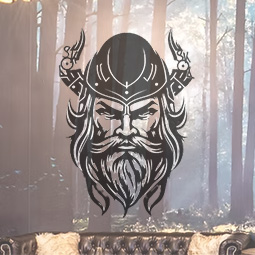 Skol Brewing Company logo on a window
