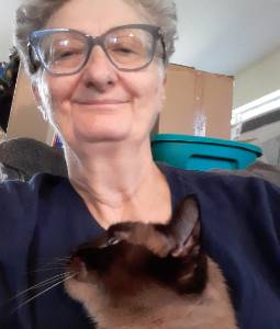 janis and her cat