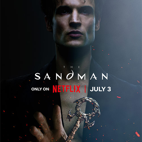 publicity photo of man holding a key for Sandman
